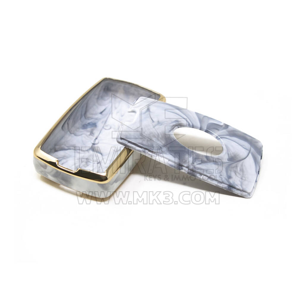 New Aftermarket Nano High Quality Marble Cover For Land Rover Remote Key 5 Buttons White Color LR-B12J | Emirates Keys