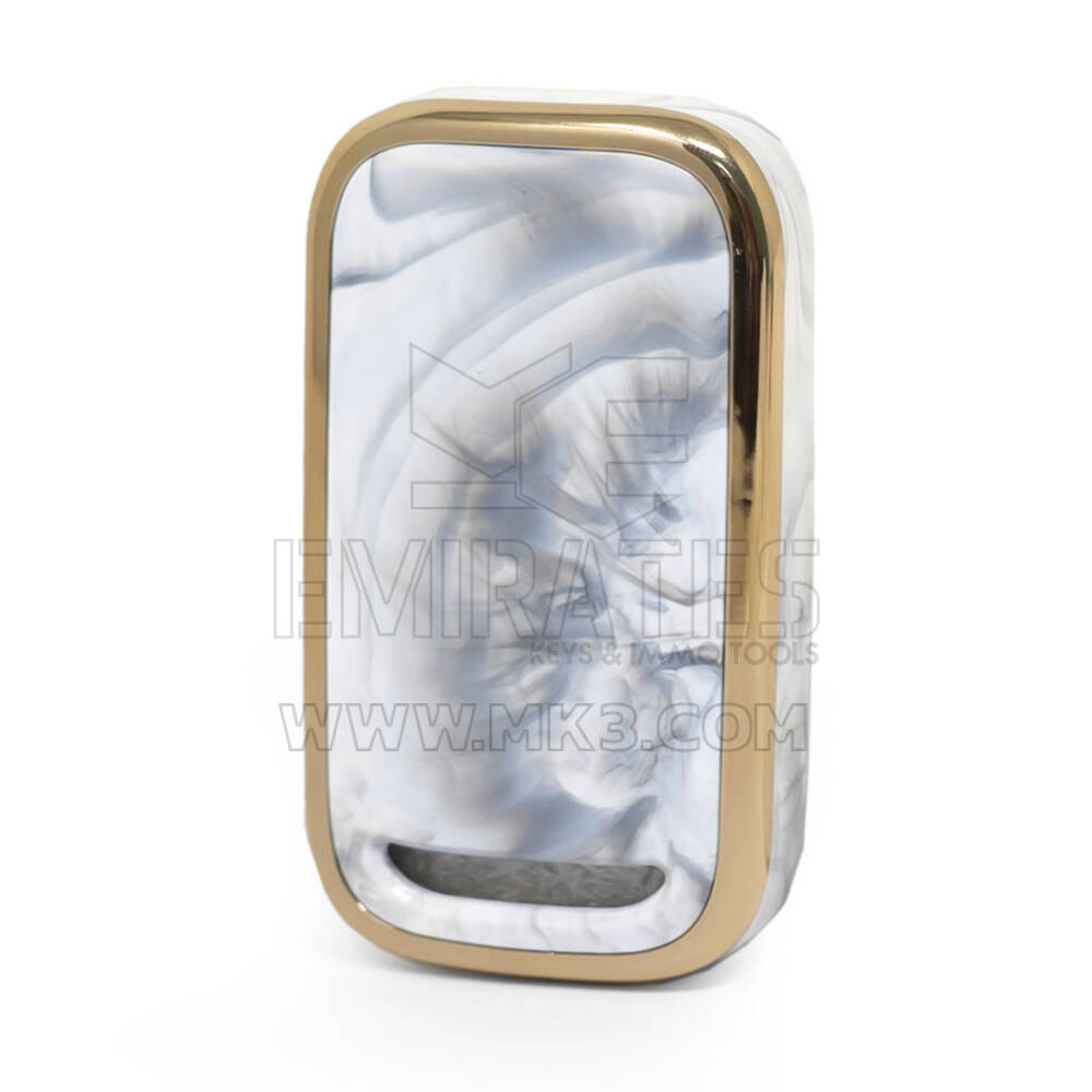 Cover Nano Marble per chiave telecomando Chery 3B bianca CR-A12J | MK3