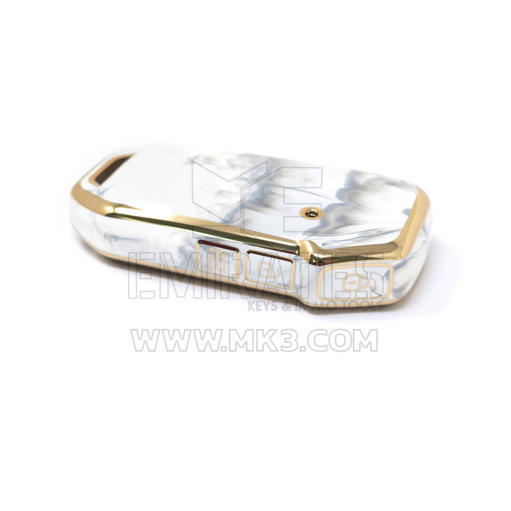 Yeni Satış Sonrası Nano Yüksek Kaliteli Mermer Kapak Kia Uzaktan Anahtar 3 Düğmeler Beyaz Renk KIA-C12J3 | Emirates Anahtarları