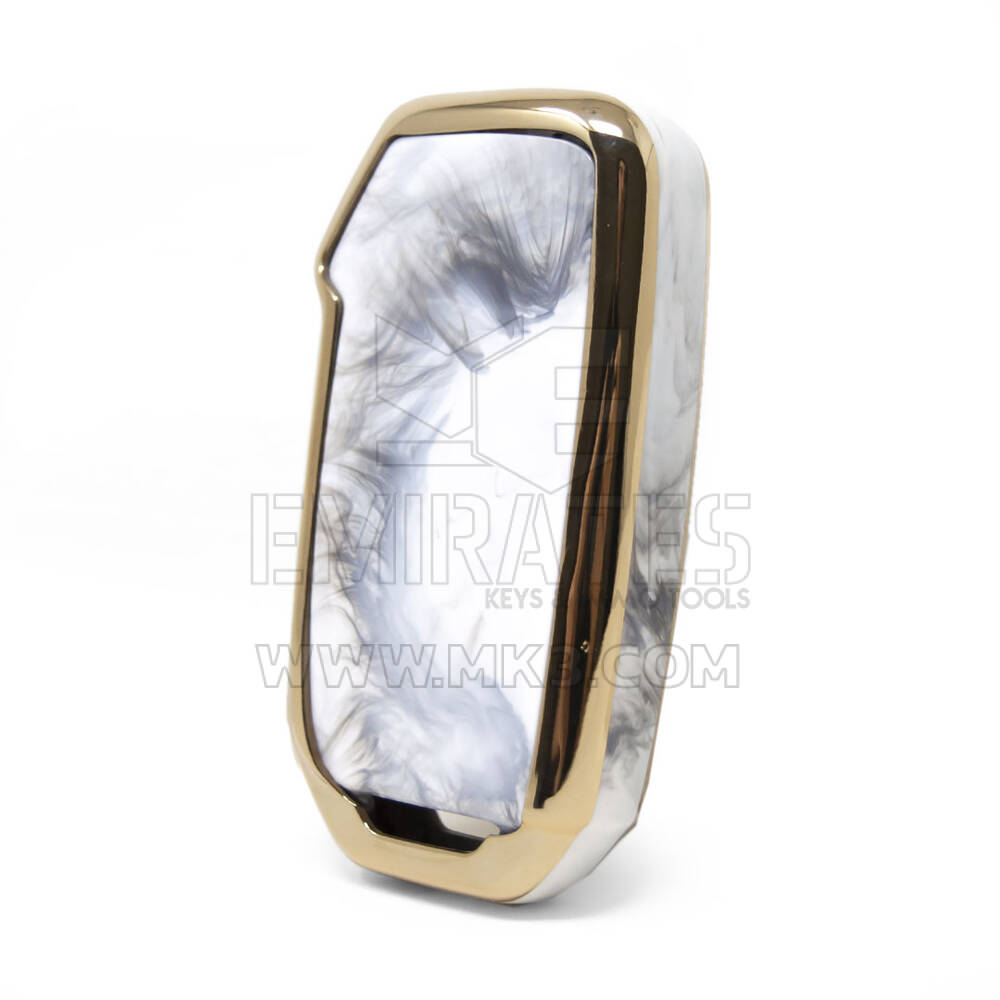 Cubierta Nano Marble Para Llave Remota Kia 4B Blanco KIA-C12J4A | MK3