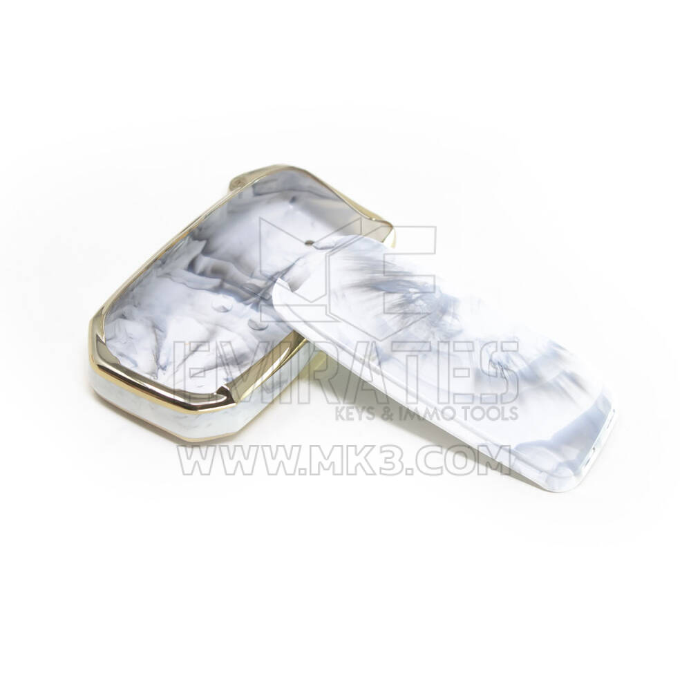 New Aftermarket Nano High Quality Marble Cover For Kia Remote Key 9 Buttons White Color KIA-I12J9 | Emirates Keys