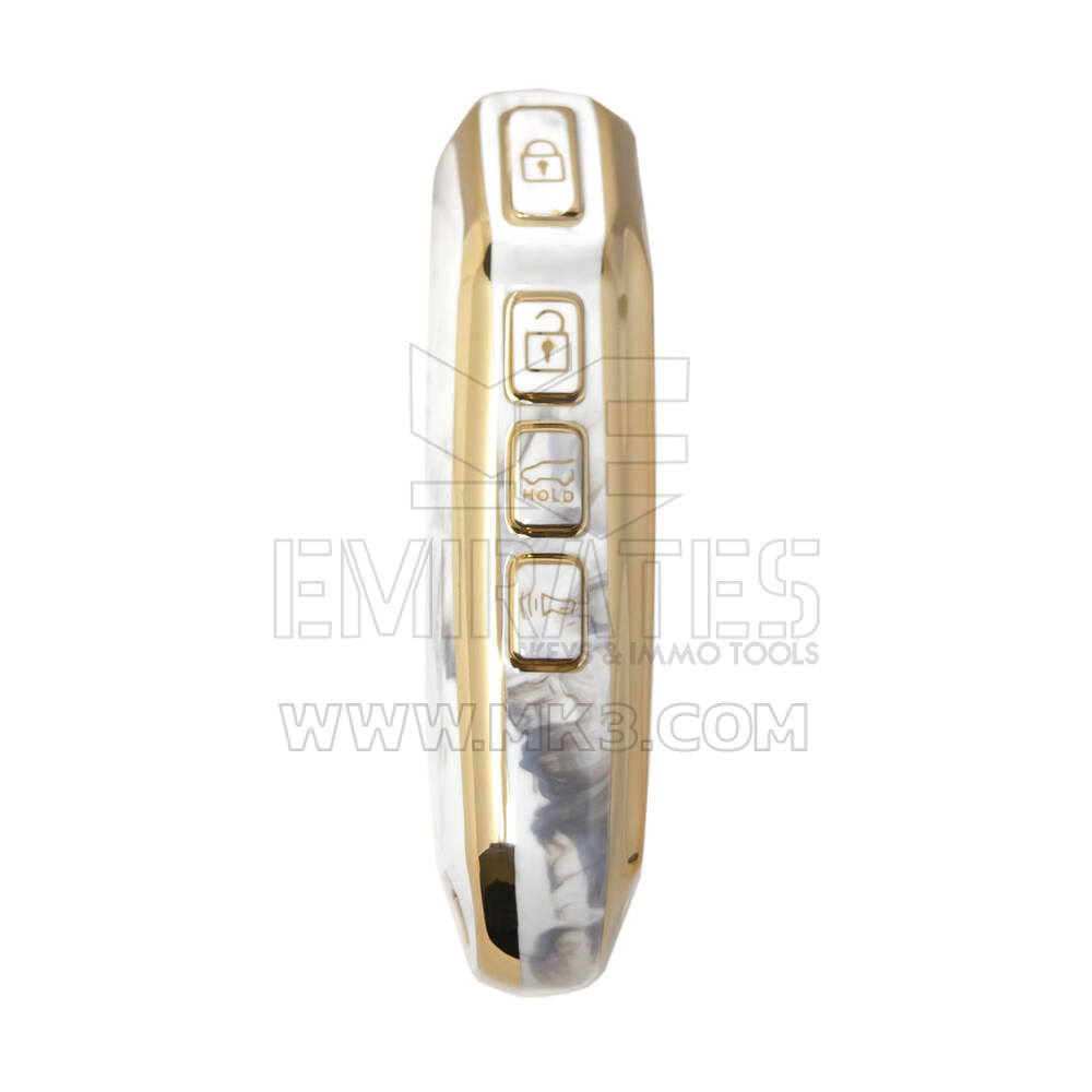 New Aftermarket Nano High Quality Marble Cover For Kia Remote Key 7 Buttons White Color KIA-J12J7 | Emirates Keys