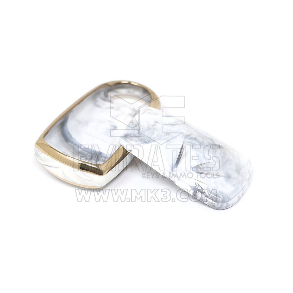 New Aftermarket Nano High Quality Marble Cover For Kia Remote Key 3 Buttons White Color KIA-Q12J | Emirates Keys