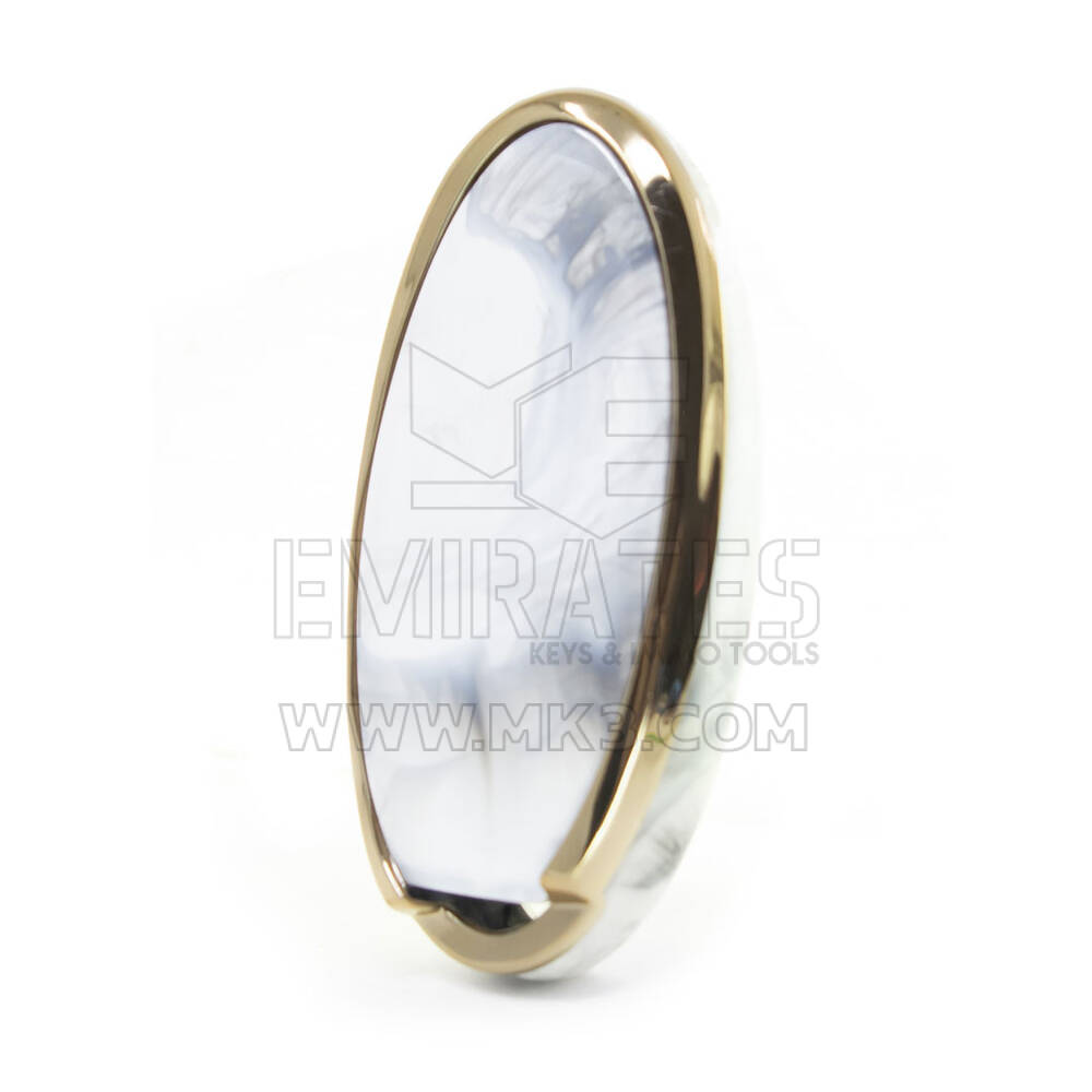 Cubierta Nano Marble Para Llave Remota Nissan 3B Blanco NS-A12J3B | MK3