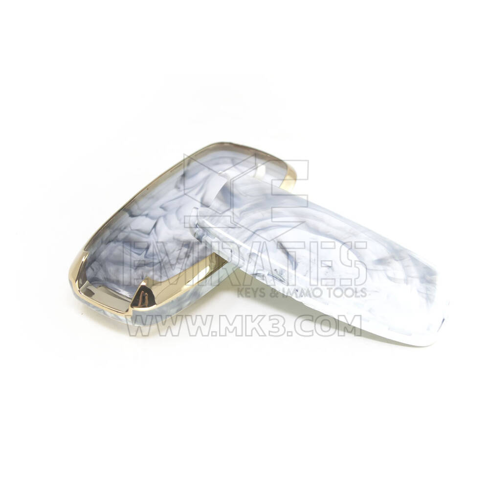 New Aftermarket Nano High Quality Marble Cover For Nissan Remote Key 3 Buttons White Color NS-C12J3 | Emirates Keys