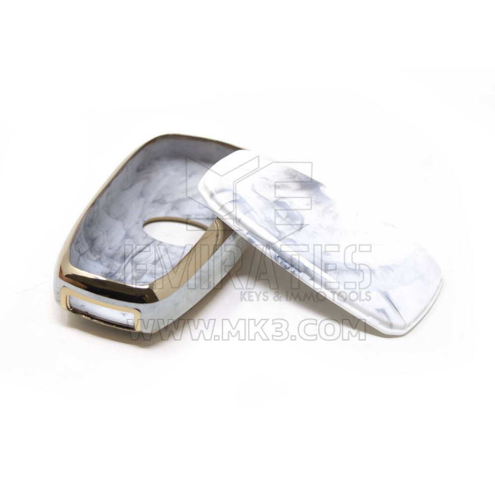 New Aftermarket Nano High Quality Marble Cover For Subaru Remote Key 4 Buttons White Color SBR-A12J | Emirates Keys
