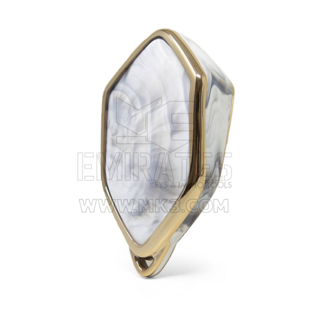 Couvercle en marbre Nano pour clé télécommande Shenlan 4B blanc SL-A12J | MK3