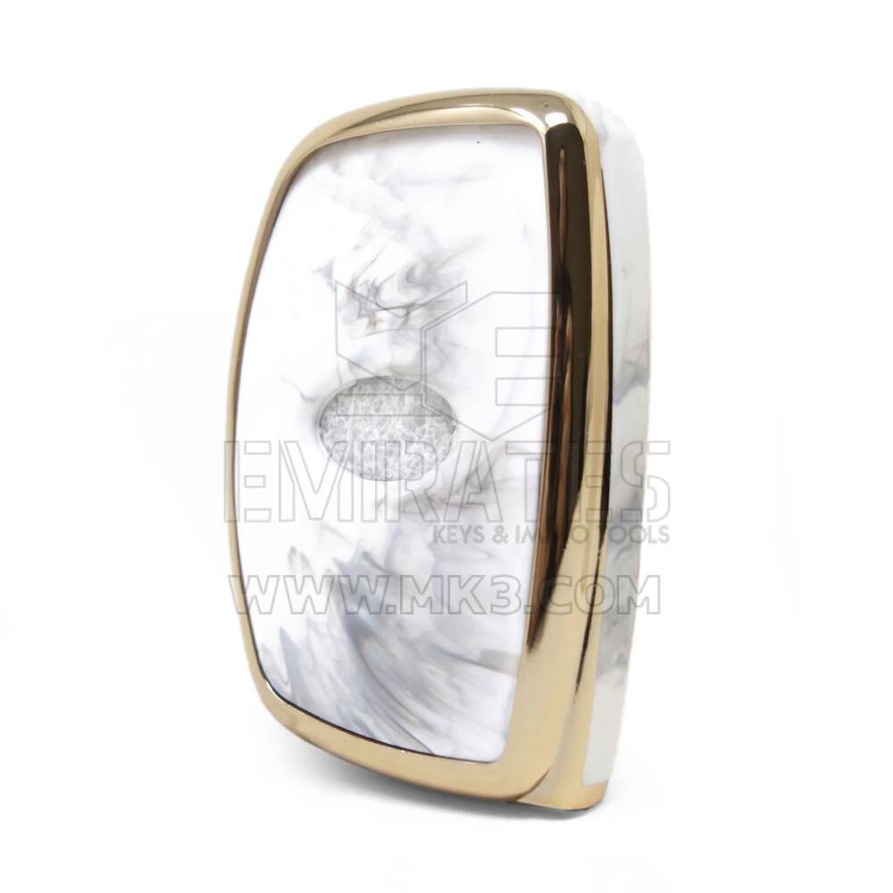 Cubierta Nano Marble para llave remota Hyundai 3B blanco HY-A12J3B | MK3