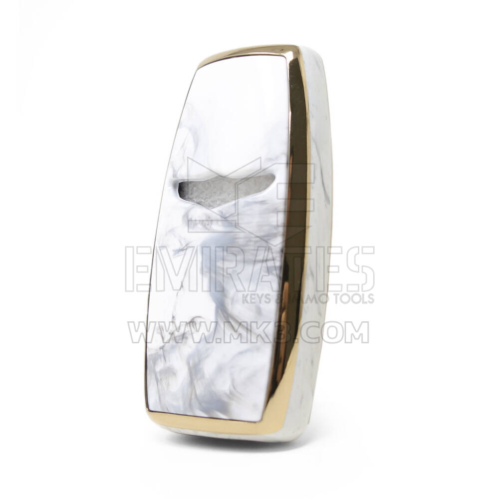 Cover in nano marmo per chiave telecomando Genesis Hyundai 4B bianco HY-I12J4A | MK3