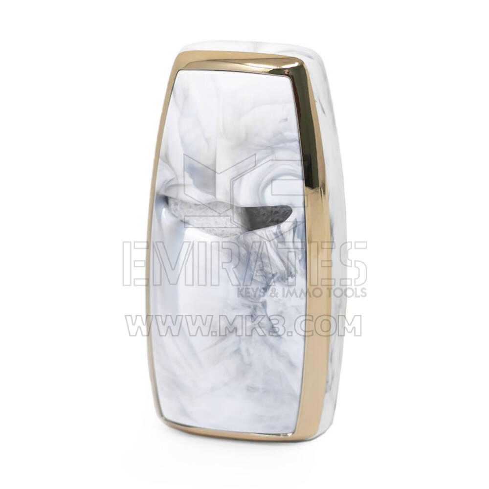 Cover Nano Marble per chiave telecomando Hyundai 6B bianca HY-I12J6A | MK3