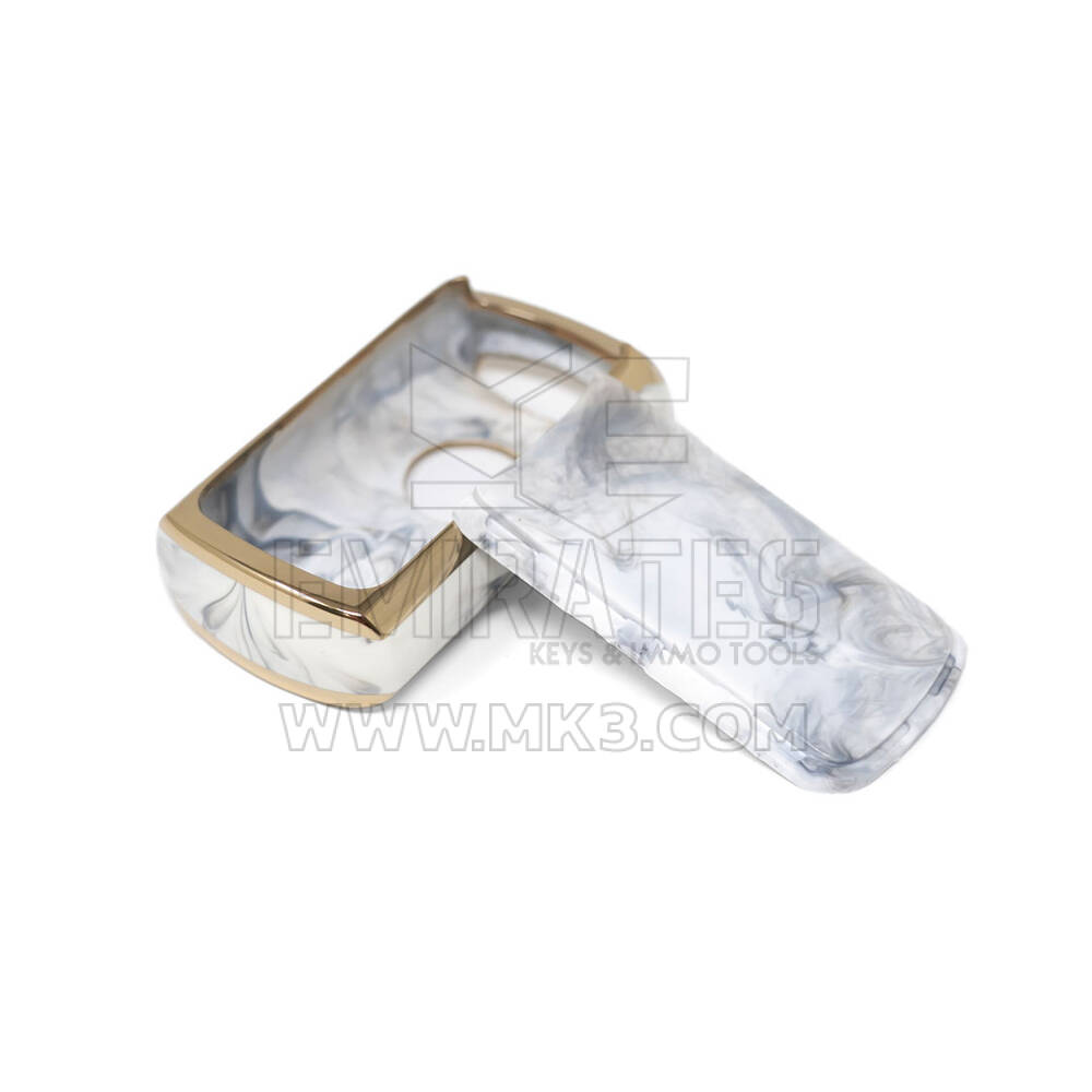 New Aftermarket Nano High Quality Marble Cover For Yamaha Remote Key 1 Buttons White Color YMH-B12J | Emirates Keys