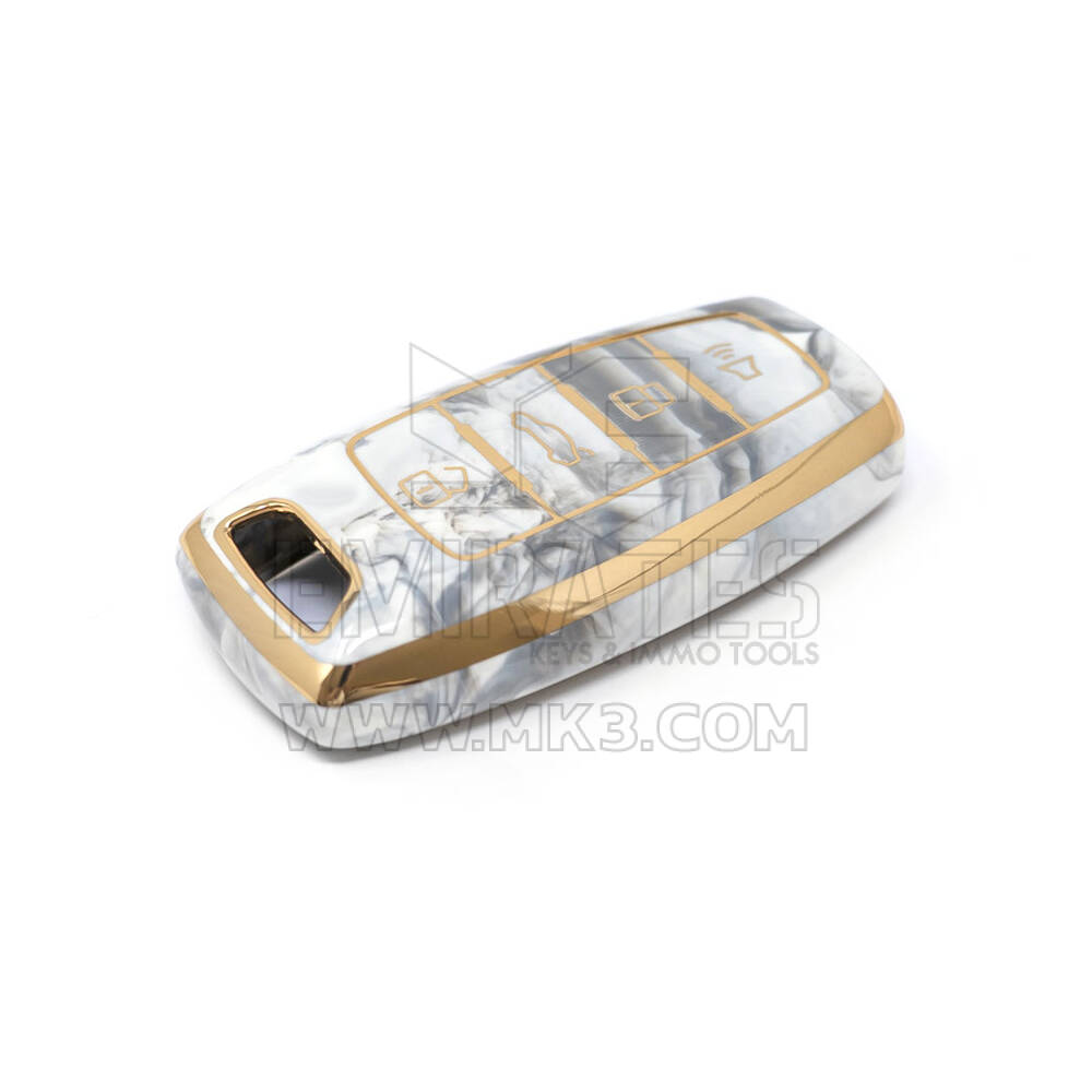 Nueva cubierta de mármol Nano de alta calidad para mando a distancia Great Wall, 4 botones, Color blanco, GW-B12J4 | Cayos de los Emiratos
