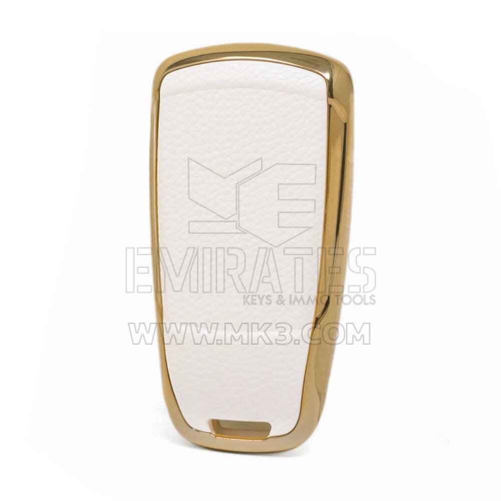 Housse en cuir nano pour clé télécommande Audi 3B Blanc Audi-B13J | MK3
