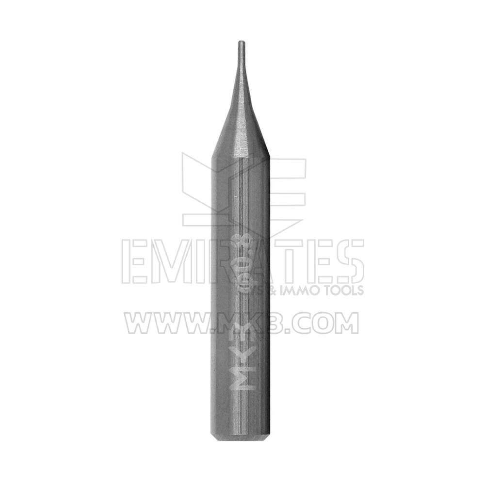 2 End Mill & 1 Tracer Point Carbide Set Of 3 PCs ( φ0.8 - 50° - φ0.8  ) | MK3