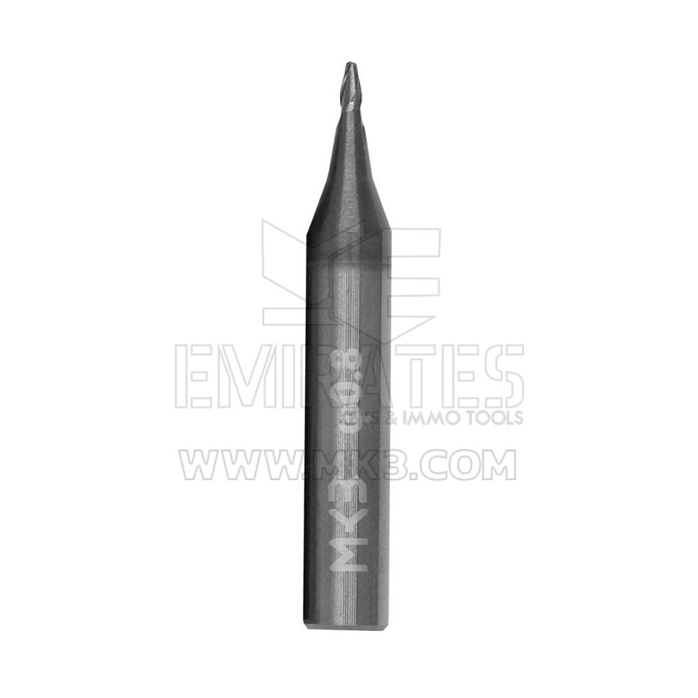 High Quality Best Price 2 End Mill & 1 Tracer Point Carbide Set Of 3 PCs ( φ0.8 - 50° - φ0.8  ) For Milling The Slot | Emirates Keys