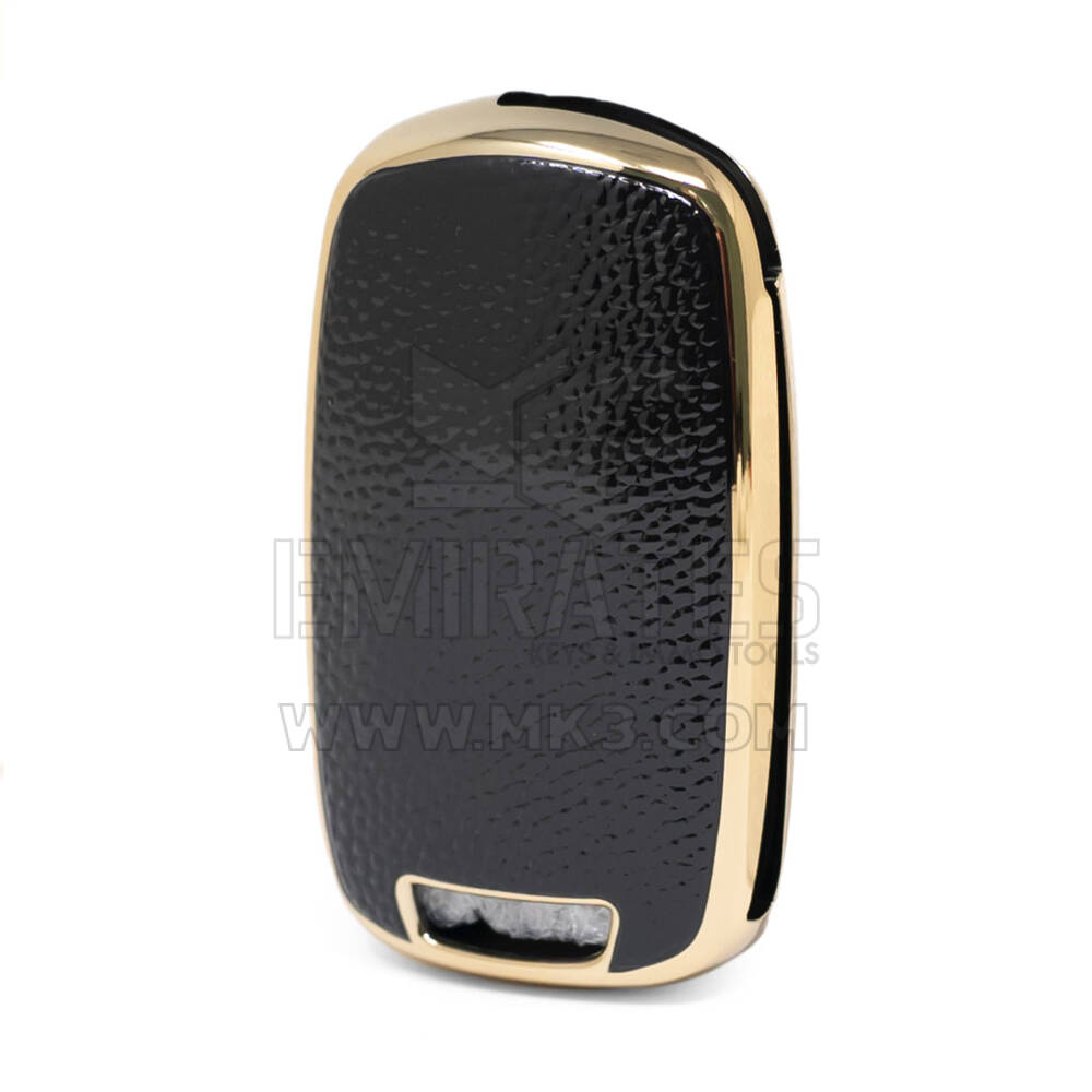Funda de cuero Nano Gold Baojun Flip Key 3B Negro BJ-B13J | MK3