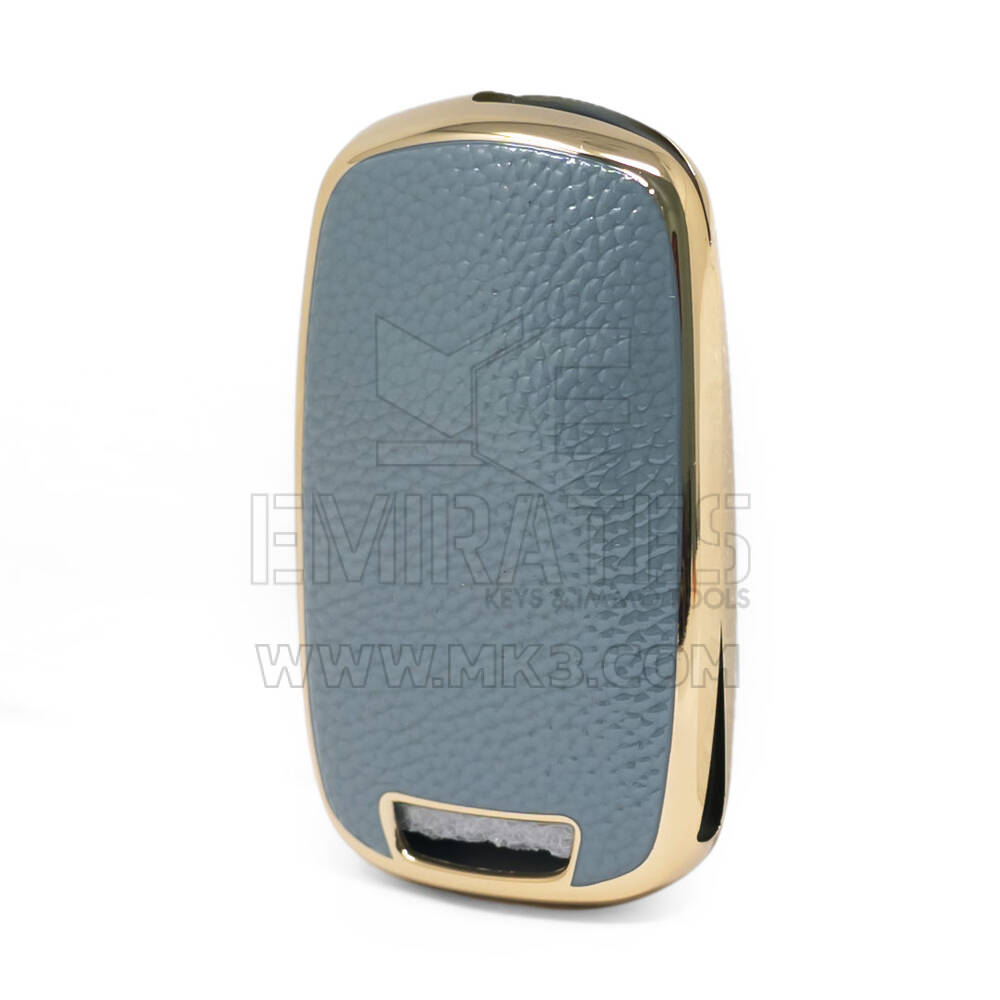 Funda de cuero Nano Gold Baojun Flip Key 3B Gris BJ-B13J | MK3
