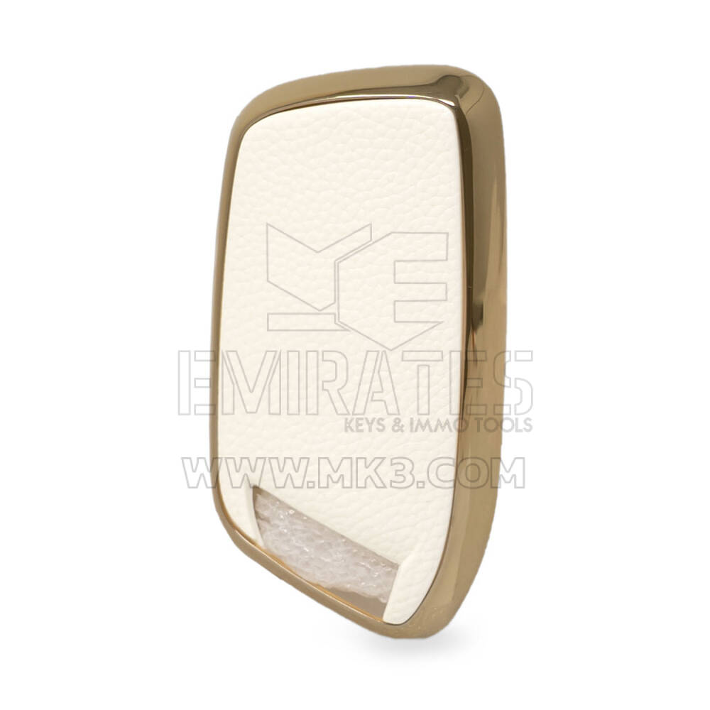 Nano Gold Leather Cover Baojun Remote Key 3B White BJ-C13J | MK3
