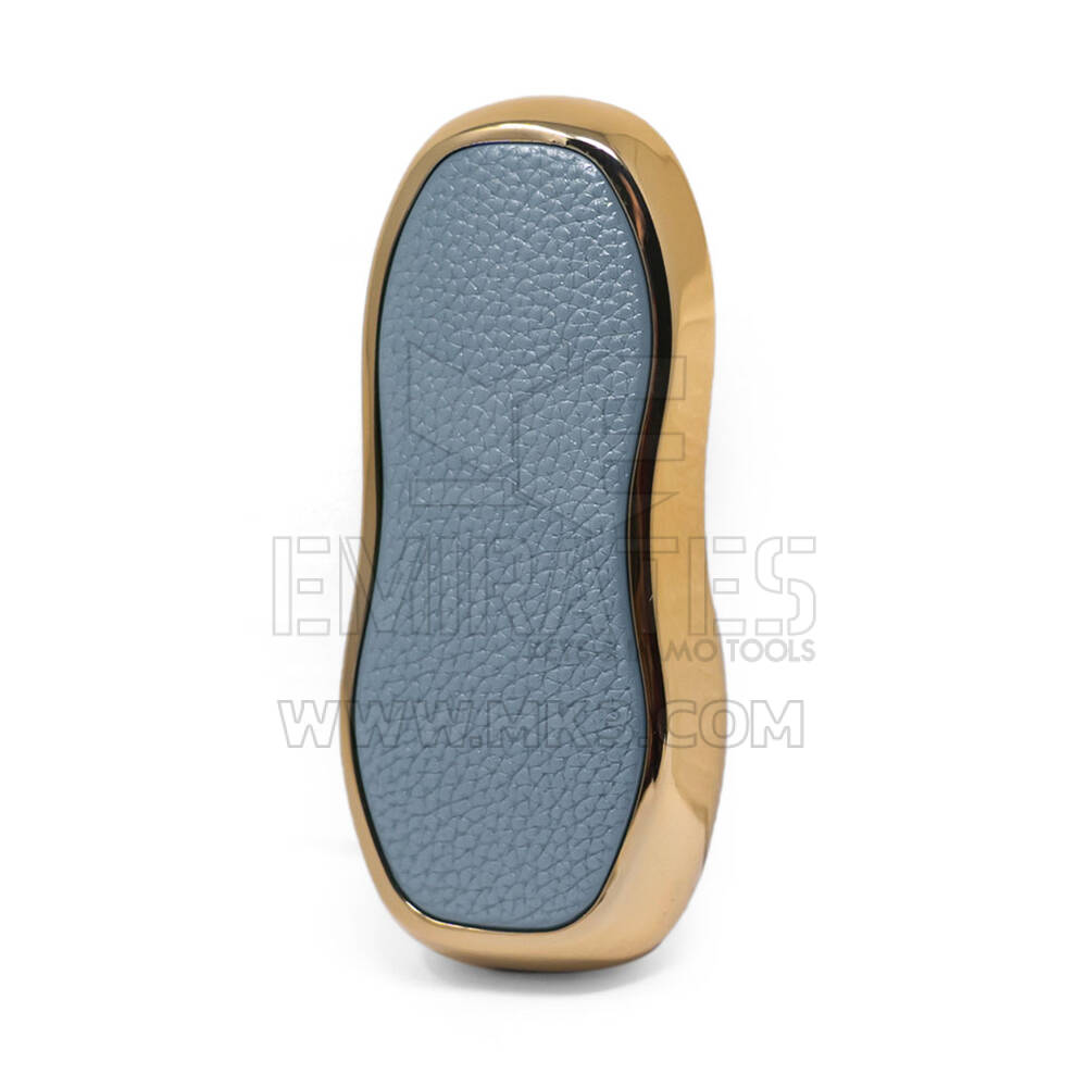 Funda de Cuero Nano Gold para Llave Porsche 3B Gris PSC-A13J | MK3