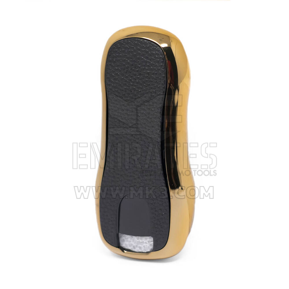 Housse en cuir Nano Gold pour clé Porsche 3B noir PSC-B13J | MK3