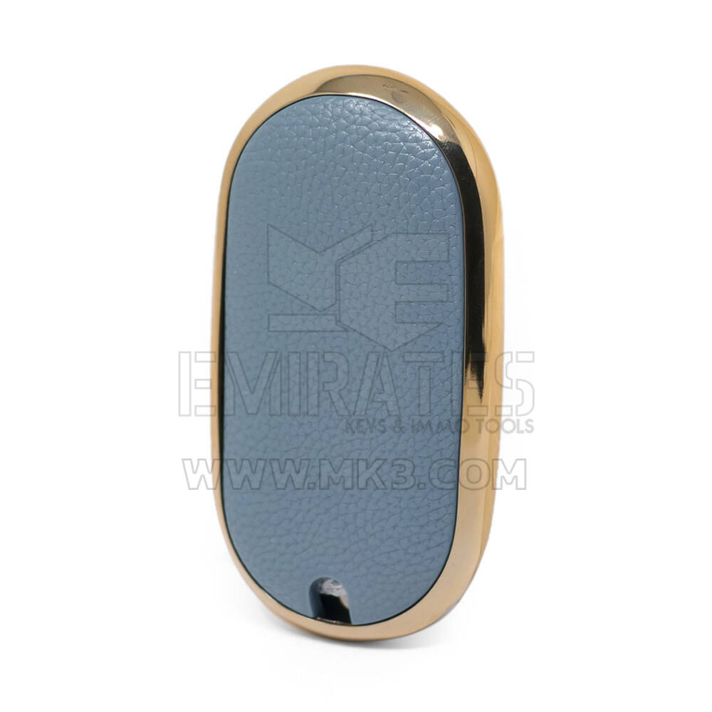 Кожаный чехол Nano Gold с дистанционным ключом MB 3B, серый Benz-C13J | МК3