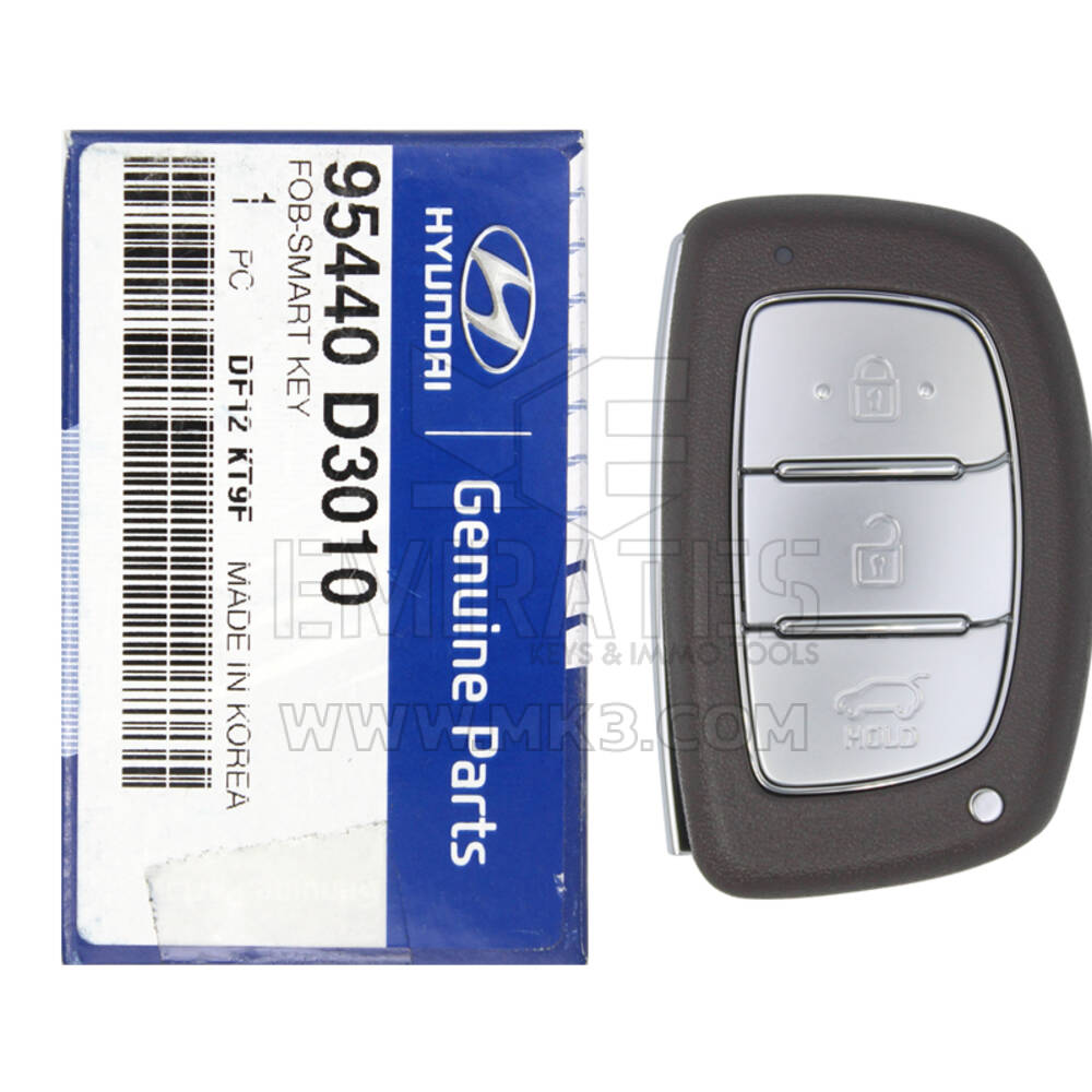 NUOVO Hyundai Tucson 2018-2019 telecomando Smart Key originale/OEM 3 pulsanti 433 MHz 95440-D3010 95440D3010 | Chiavi degli Emirati