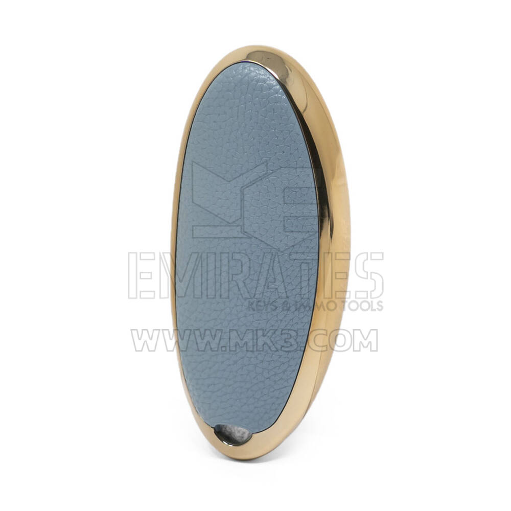 Housse en cuir Nano pour clé télécommande Bestune 3B gris BT-A13J | MK3