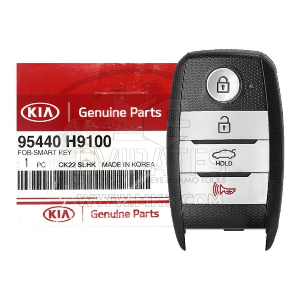 NEW KIA Rio 2018-2021 Genuine/OEM Smart Remote Key 4 Buttons 433MHz 95440-H9100 95440H9100 / FCCID: NY0SYEC4F0B1611 | Emirates Keys