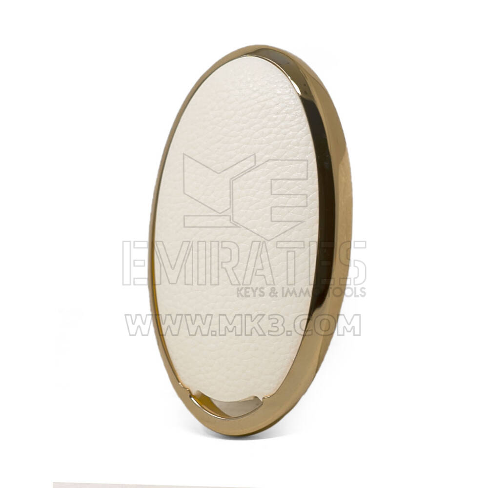 Funda de cuero Nano Gold BYD Remote Key 4B Blanco BYD-B13J | MK3