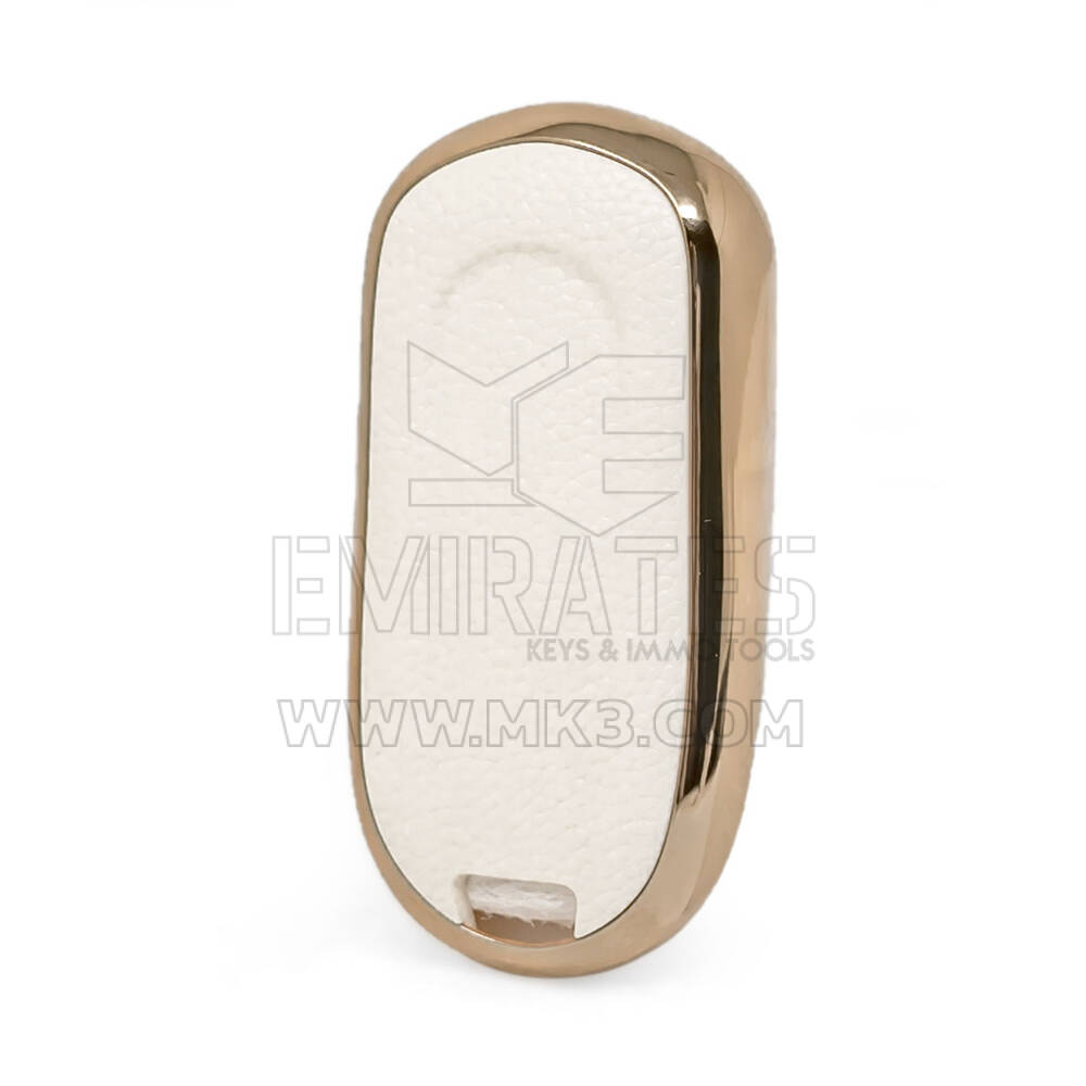 Nano Gold Leather Cover Buick Remote Key 3B White BK-A13J4 | MK3