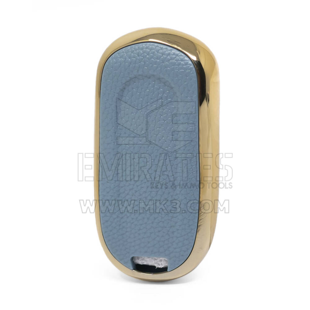 Nano Gold Leather Cover Buick Remote Key 3B Gray BK-A13J4 | MK3
