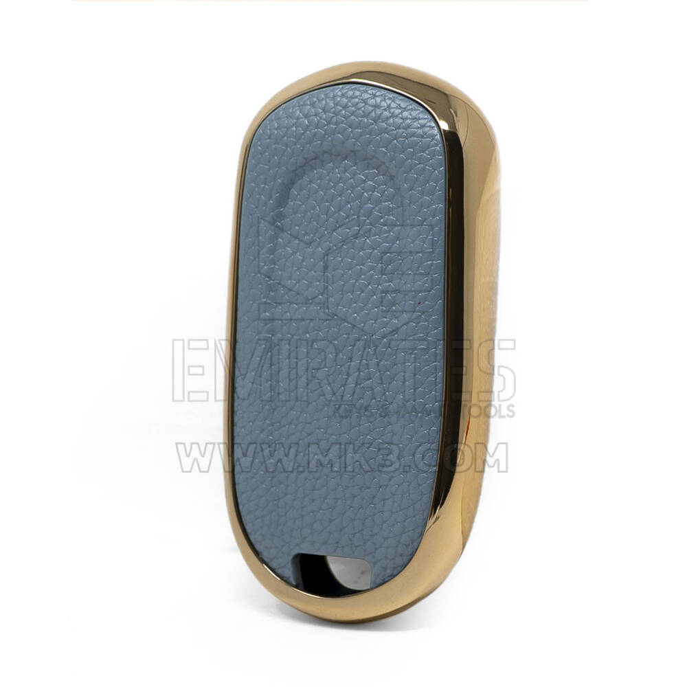 Nano Gold Leather Cover Buick Remote Key 4B Gray BK-A13J5 | MK3