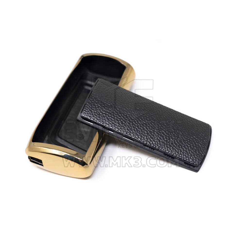 New Aftermarket Nano High Quality Gold Leather Cover For Trumpchi Remote Key 5 Buttons Black Color CQ-A13J | Emirates Keys