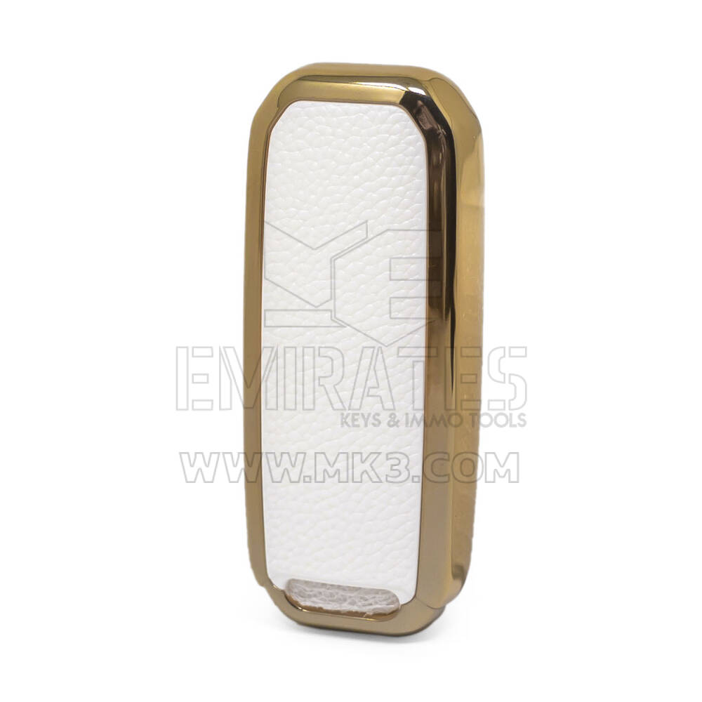 Funda de cuero Nano Gold para llave Trumpchi 3B blanca CQ-C13J | MK3