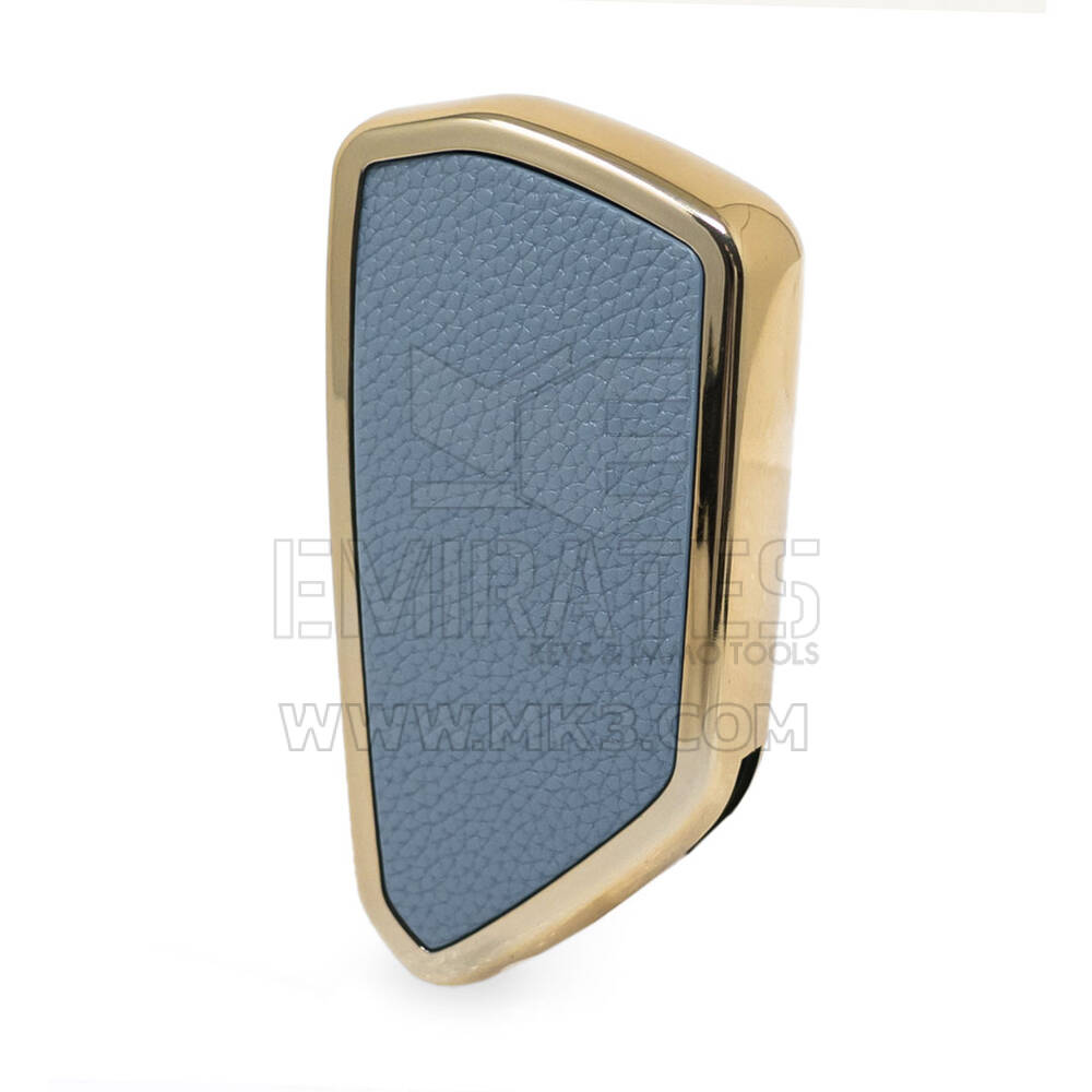 Nano Gold Leather Cover For VW Remote Key 3B Gray VW-G13J | MK3