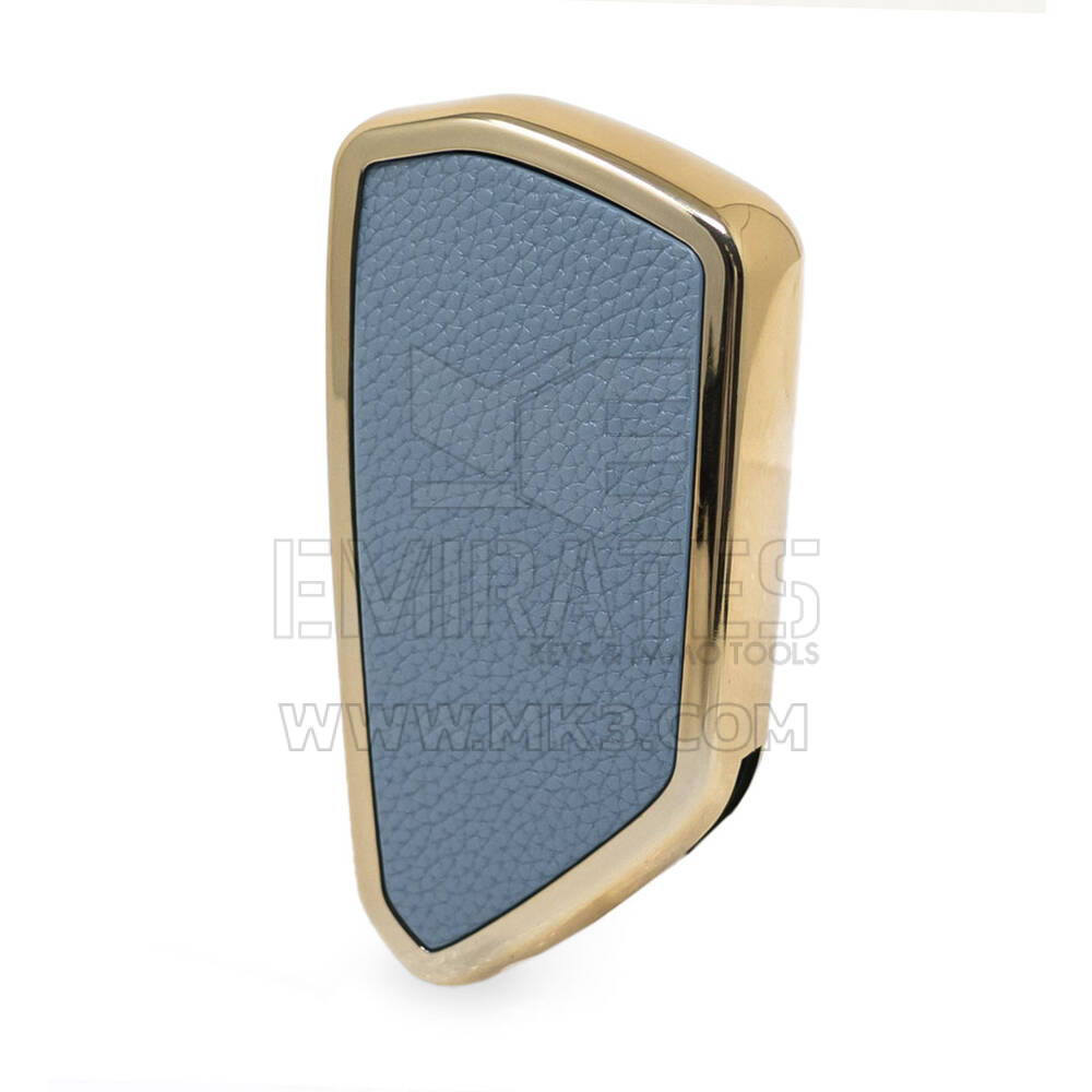 Funda de cuero Nano Gold para llave remota VW 3B Gris VW-G13J | MK3