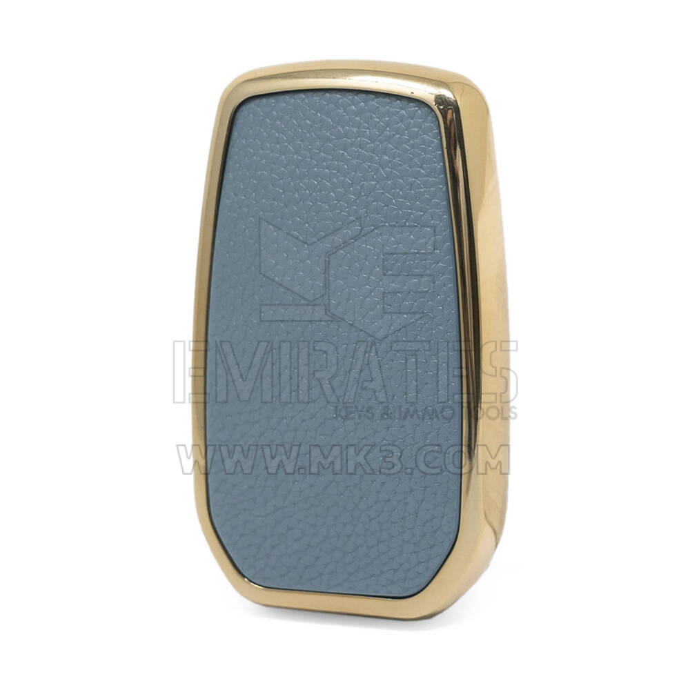 Funda de cuero Nano Gold para Toyota Key 2B gris TYT-A13J2 | MK3