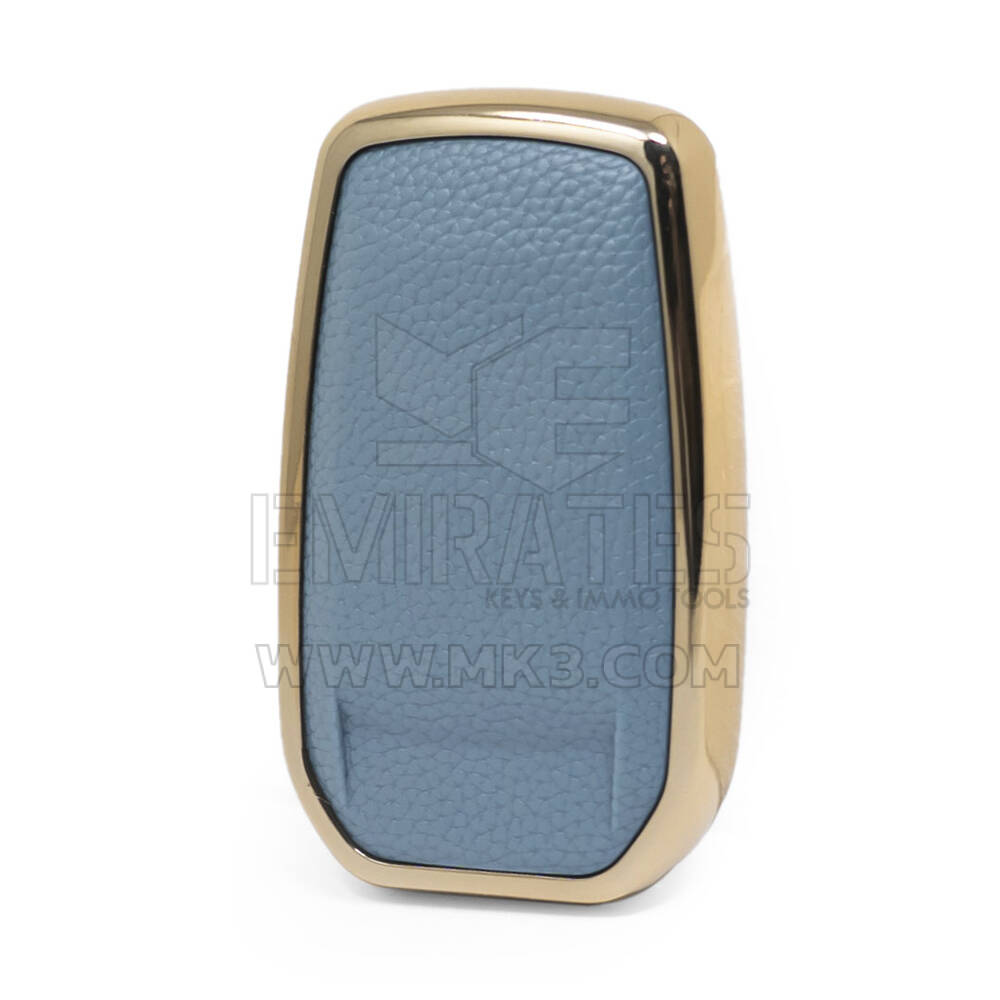Nano Gold Leather Cover For Toyota Key 2B Gray TYT-A13J2H | MK3