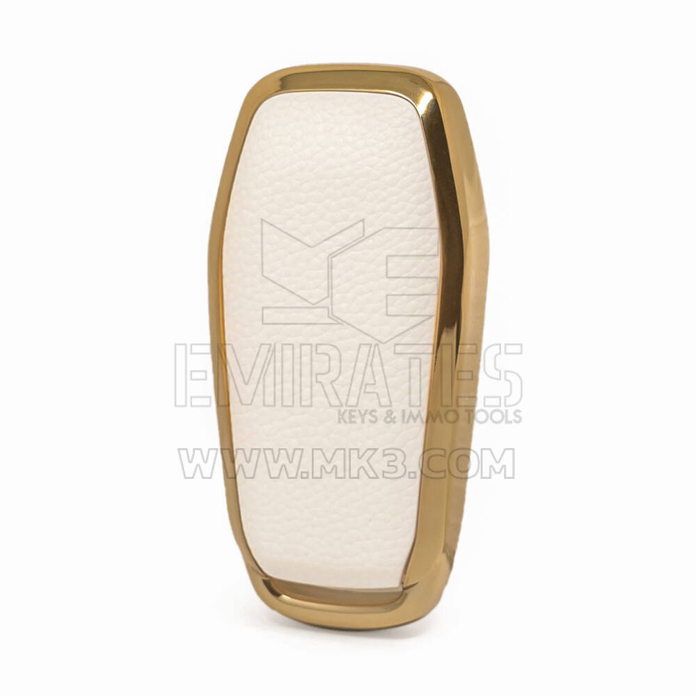 Cover in pelle Nano Gold Chiave telecomando Ford 5B Bianca Ford-A13J | MK3