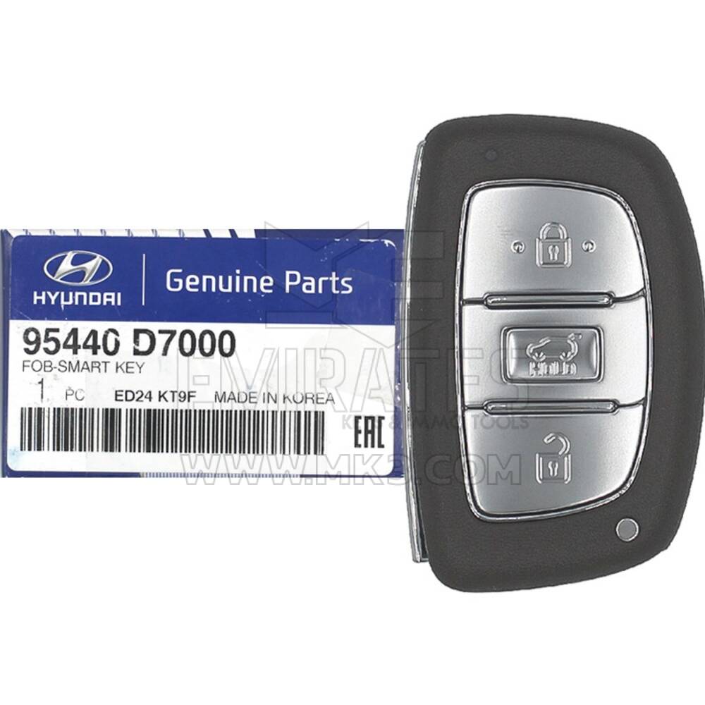 NUOVO Hyundai Tucson 2019-2020 Genuine/OEM Smart Remote Key 3 Pulsanti 433 MHz 95440-D7000 95440D7000 / FCCID: FOB-4F11 | Chiavi degli Emirati