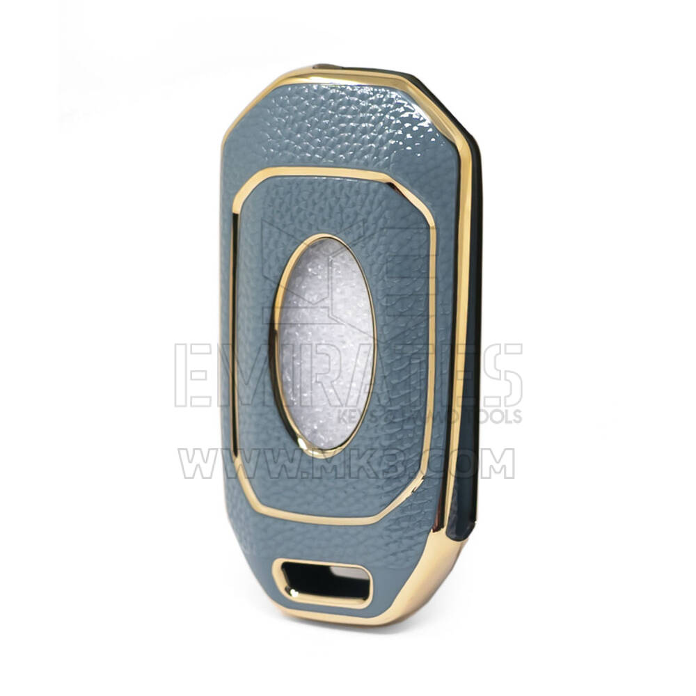 Cover in pelle Nano Gold Ford Flip Key 3B Grigia Ford-I13J | MK3