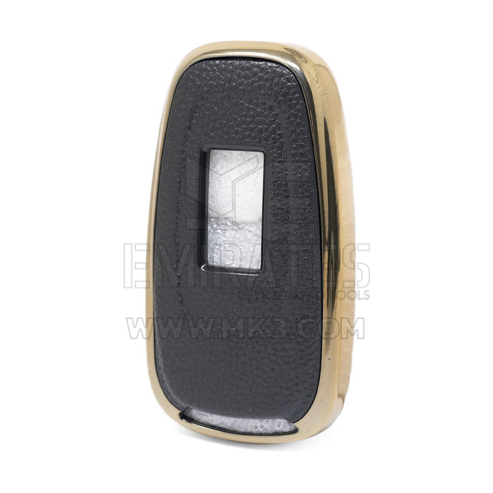 Funda de cuero Nano Gold para Hongqi Key 4B negro HQ-B13J | MK3