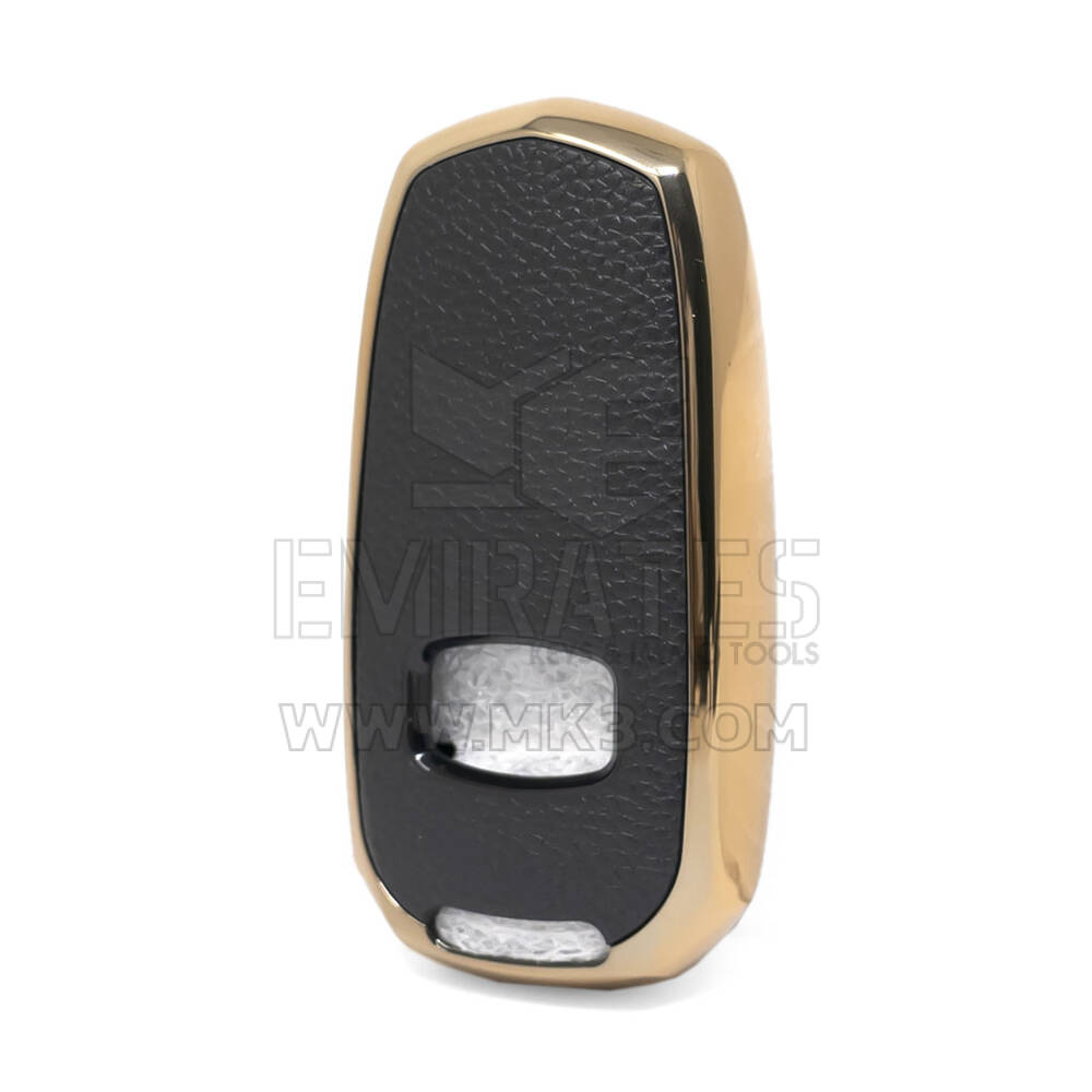 Capa de couro nano dourada Geely Remote Key 3B preta GL-A13J | MK3