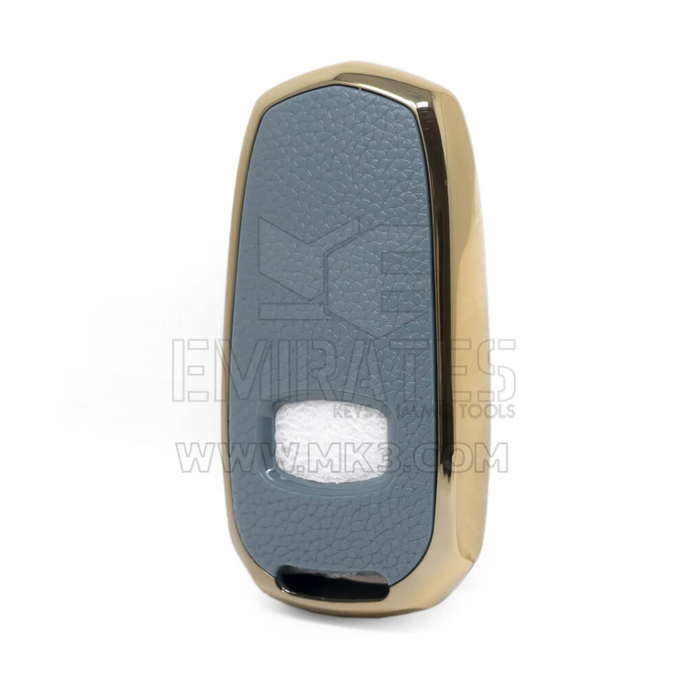 Кожаный чехол Nano Gold с дистанционным ключом Geely 3B, серый GL-A13J | МК3