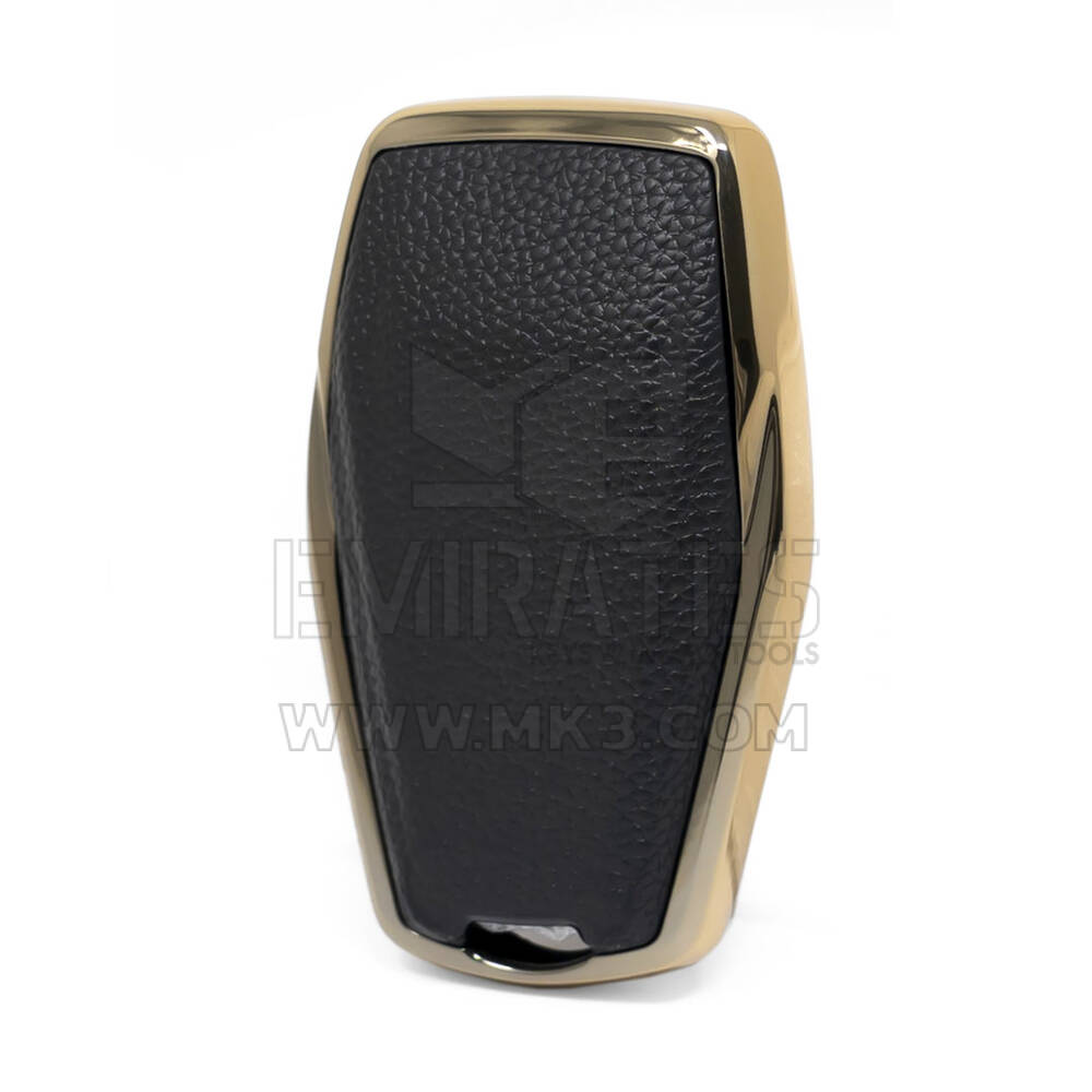 Nano Gold Leather Cover Geely Remote Key 4B Black GL-B13J4B | MK3