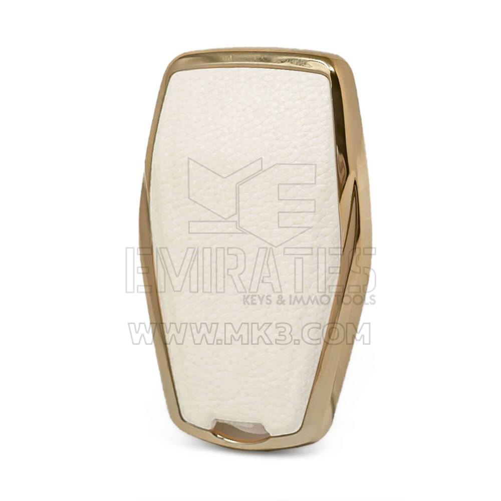 Funda de cuero Nano Gold Llave remota Geely 4B Blanco GL-B13J4B | MK3