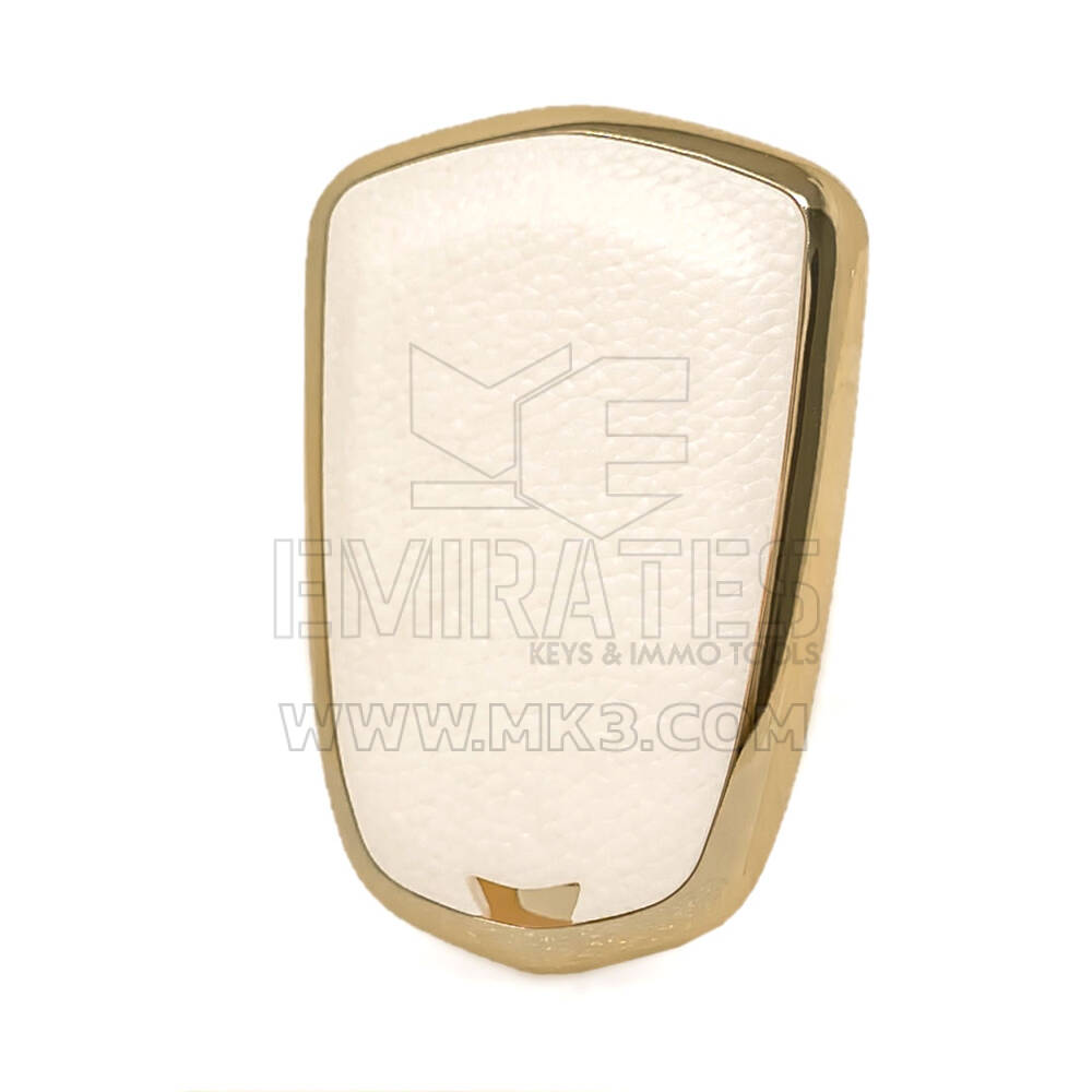 Capa de couro Nano Gold Cadillac Key 4B Branco CDLC-A13J4 | MK3