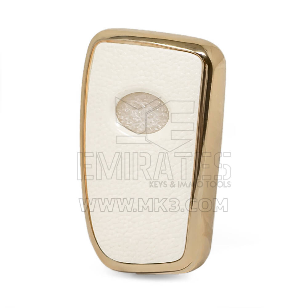 Cover in pelle Nano Gold Chiave telecomando Lexus 4B Bianca LXS-A13J4 | MK3