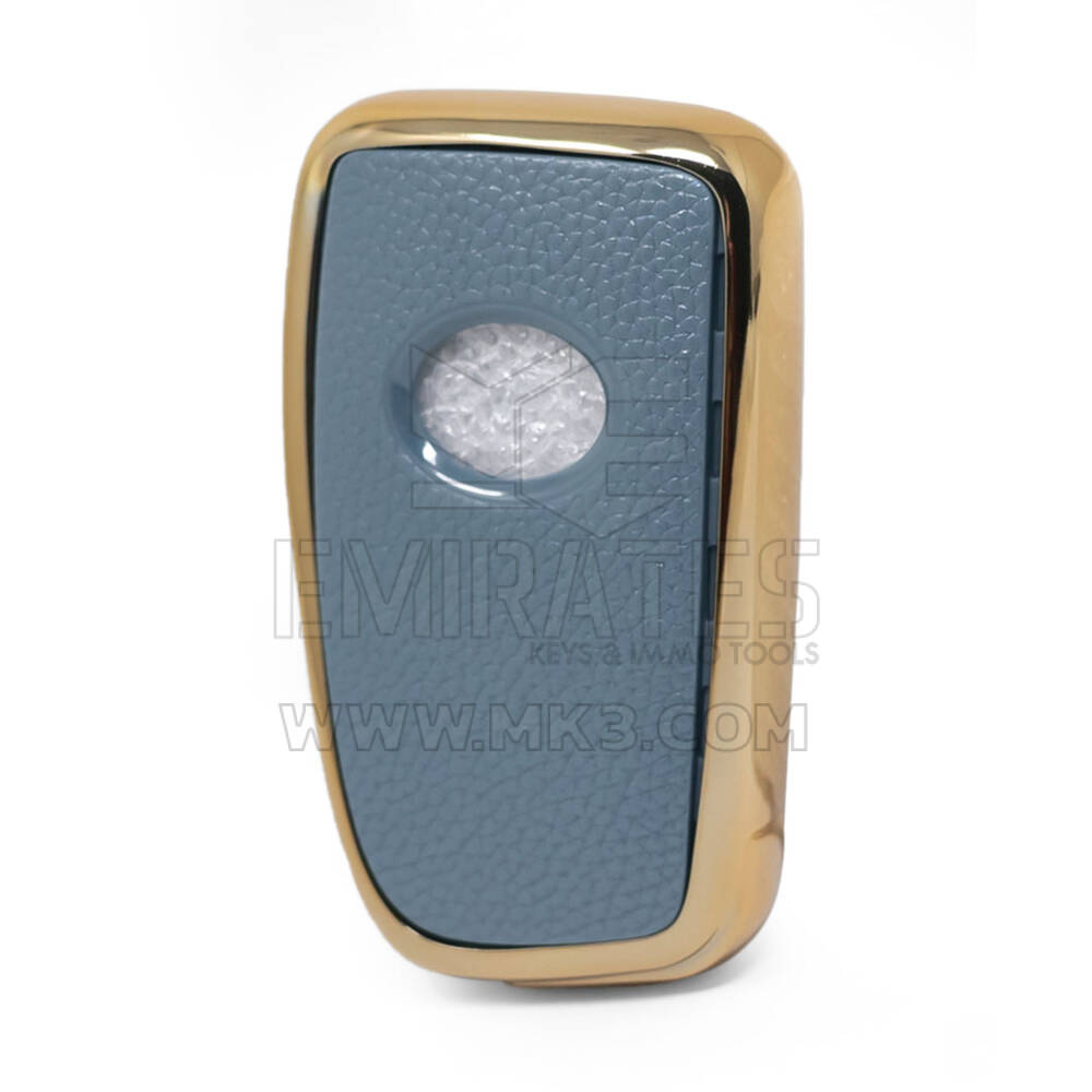 Nano Gold Leather Cover Lexus Remote Key 4B Gray LXS-A13J4 | MK3