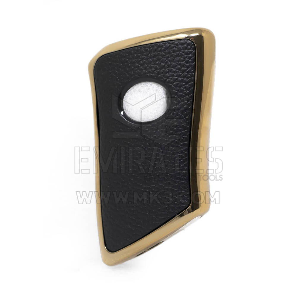 Housse en cuir Nano doré pour clé télécommande Lexus 3B noir LXS-B13J3 | MK3